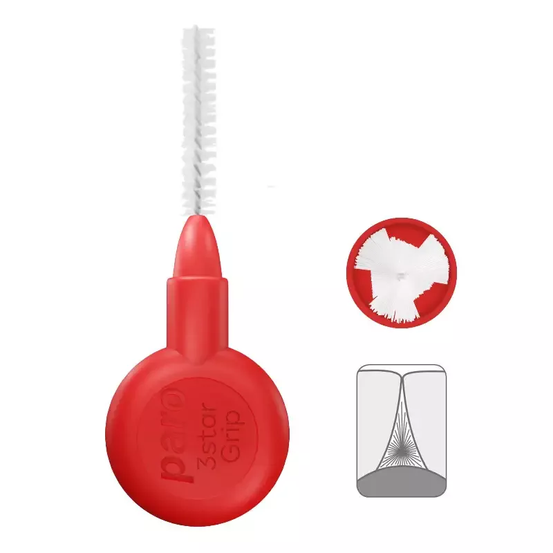 1091 paro™ 3star grip – xxx-fi ne, red, triangular, 4 pcs.