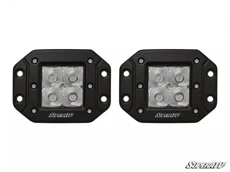 3″ LED RECESSED CUBE LIGHTS : FLOOD PATTERN