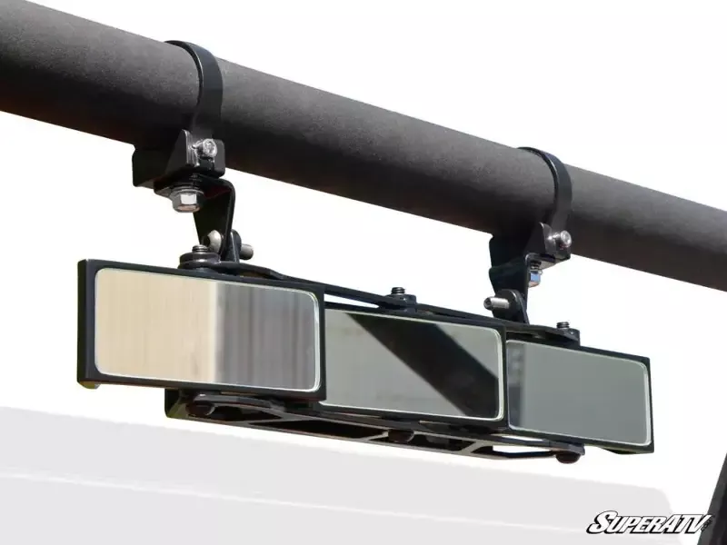 3 PANEL REAR VIEW MIRROR WITH 1.75′ CLAMPS
