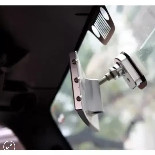 9″ WIDE PANORAMIC REARVIEW MIRROR – AUTO WINDSHIELD MOUNT