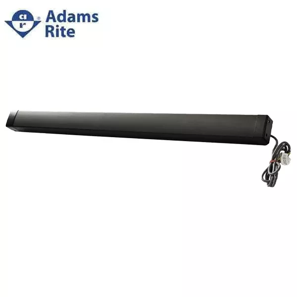 Adams Rite - 8802EL - Narrow Stile -Electric Rim Exit Device - 36" - Anodized Aluminum Dark Bronze-Electric Latch Retraction - 12 Volt