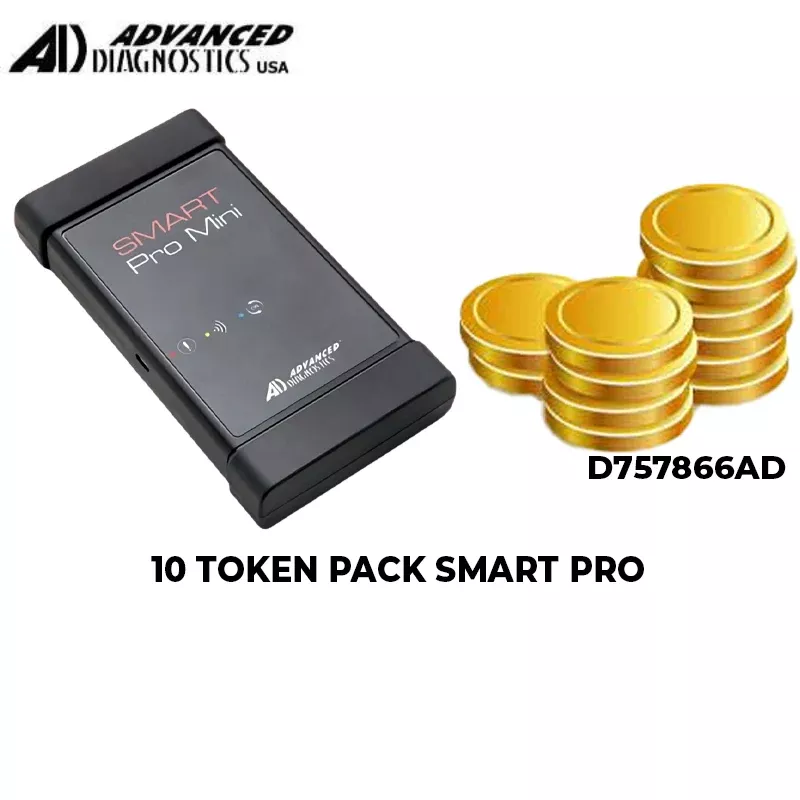 Advanced Diagnostics - D757864AD - Smart Pro Mini - 10, 25, 50 Pack Token - (Machine Sold Separately)