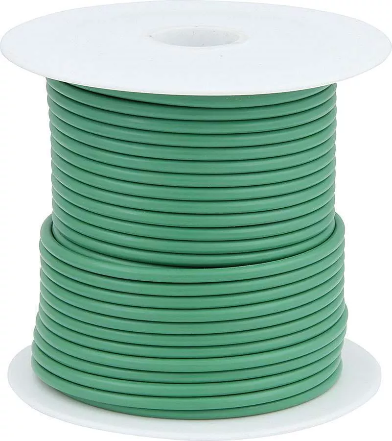 Allstar Performance - 14 AWG Green Primary Wire 100ft