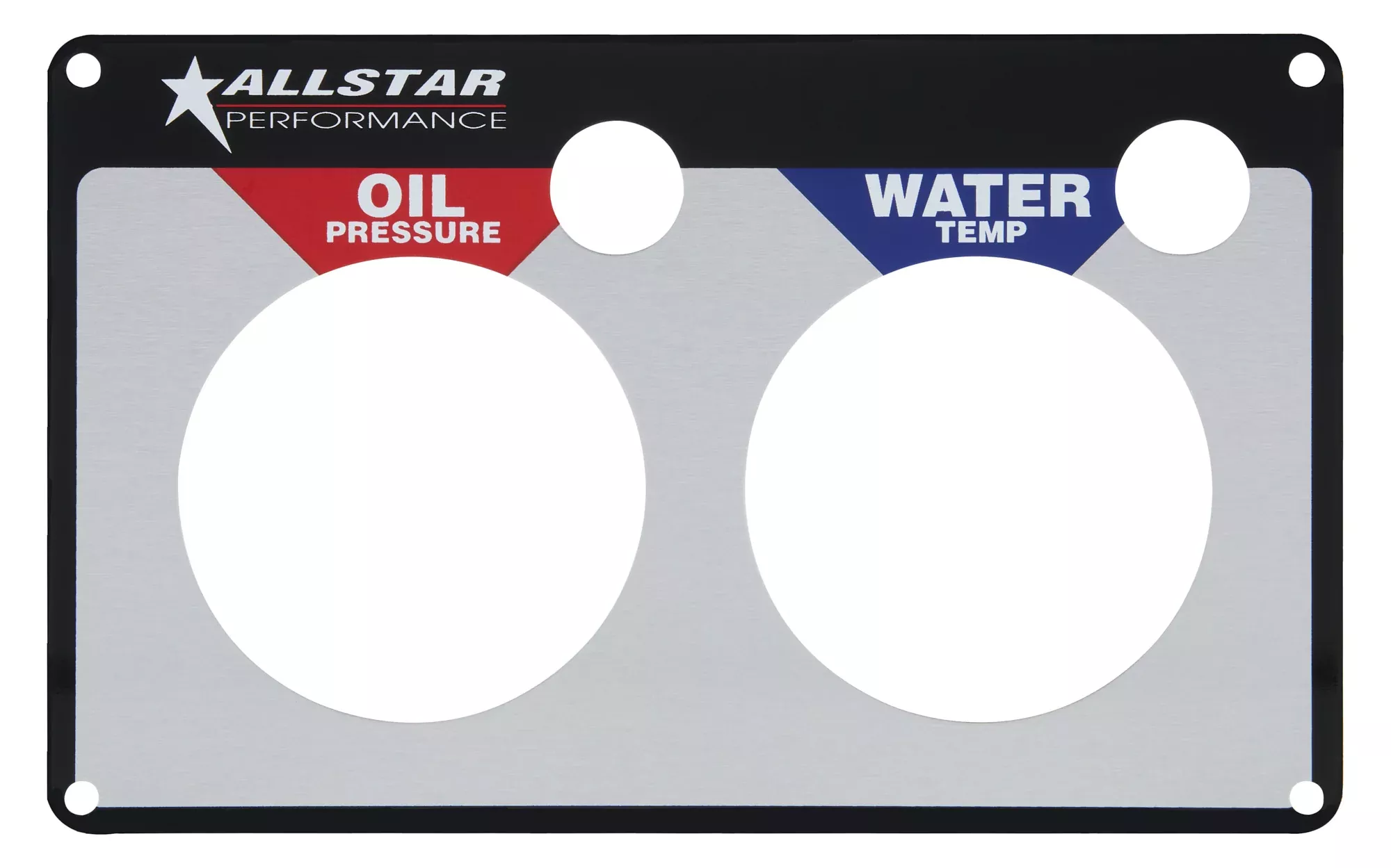 Allstar Performance - 2 Gauge Panel Plate OP/WT
