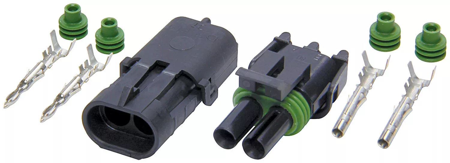 Allstar Performance - 2-Wire Weather Pack Connector Kit