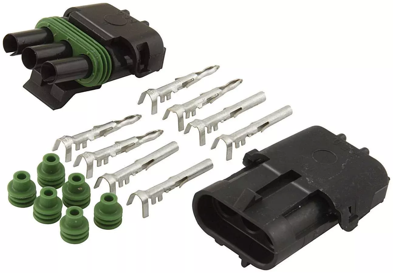 Allstar Performance - 3-Wire Weather Pack Connector Kit