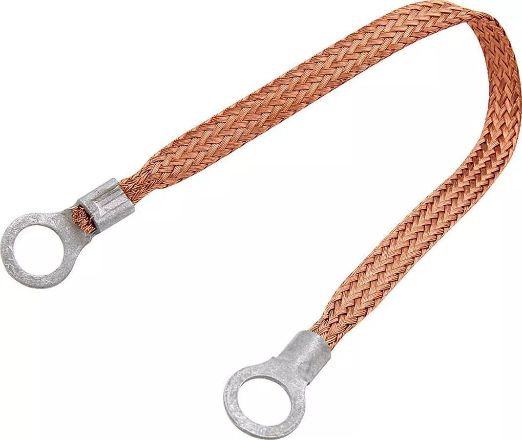 Allstar Performance - Copper Ground Strap 24in w/ 3/8in Ring Terminals