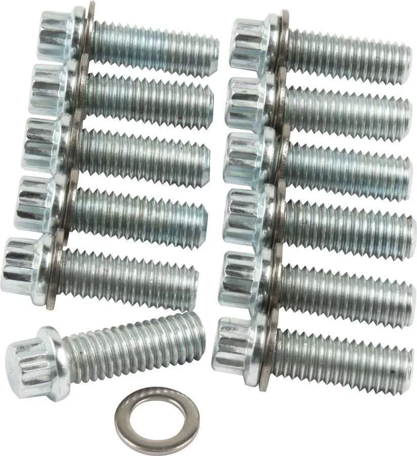 Allstar Performance - Intake Bolt Kit SBC 12PT 12pk