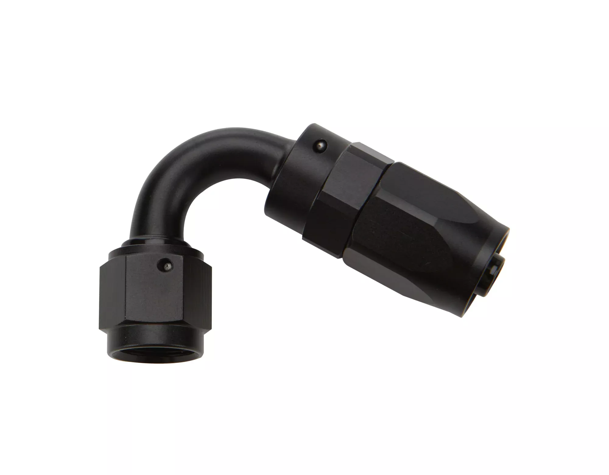Allstar Performance - Reusable Hose End Black 120 Deg Elbow -6