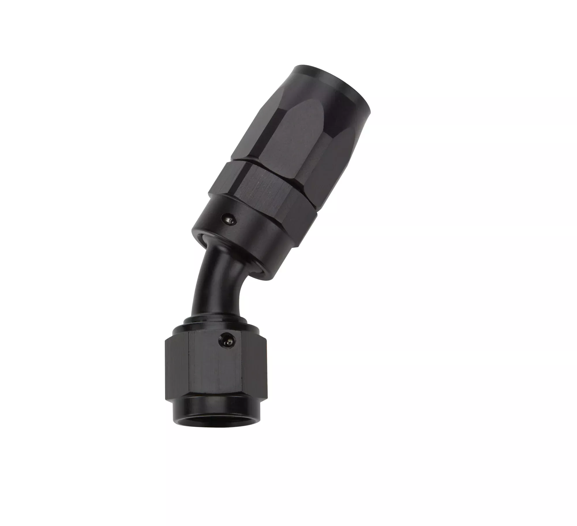 Allstar Performance - Reusable Hose End Black 30 Deg Elbow -6