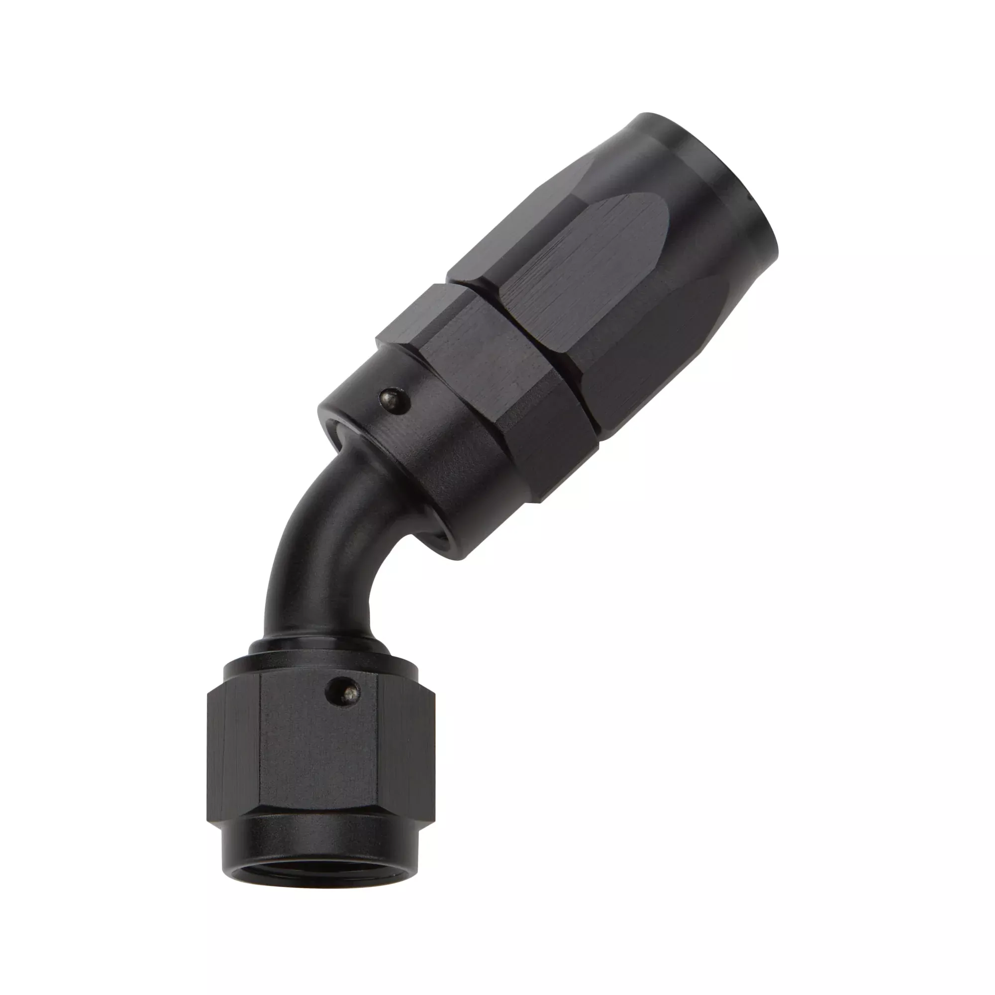 Allstar Performance - Reusable Hose End Black 45 Deg Elbow -16