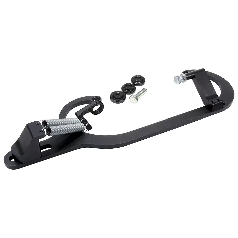 Allstar Performance - Throttle Return Spring Bracket with Stop Black