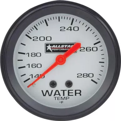 Allstar Performance - Water Temp Gauge 140-280F 2-5/8in