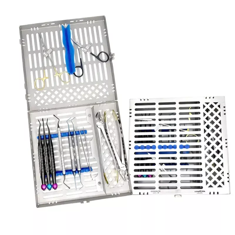 Atraumatic Extraction Kit, 11 Instruments In Cassette,