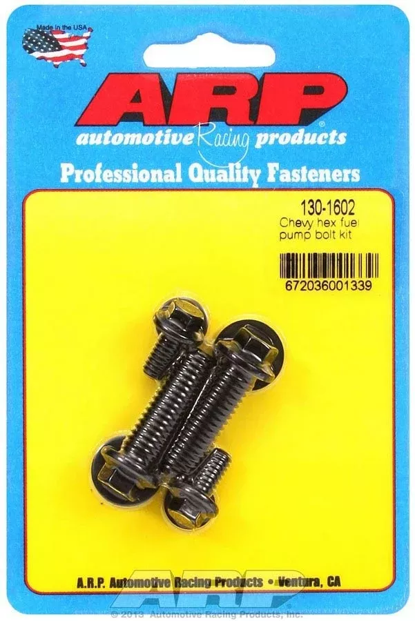 Auto Racing Products - Chevy Fuel Pump Bolt Kit - 6pt.