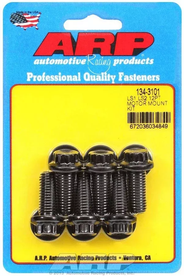 Auto Racing Products - Motor Mount Bolt Kit 12pt. LS1/LS2