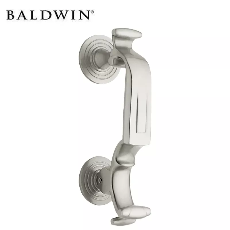 Baldwin - 0113 - S Style Curved Solid Brass Door Knocker