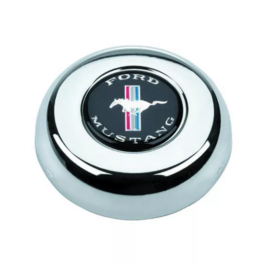 Chrome Horn Button Mustang