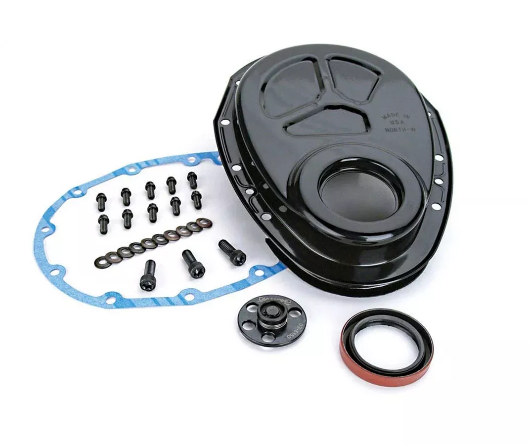 COMP Cams - SBC Timing Cover w/ Welded Thrust Plate