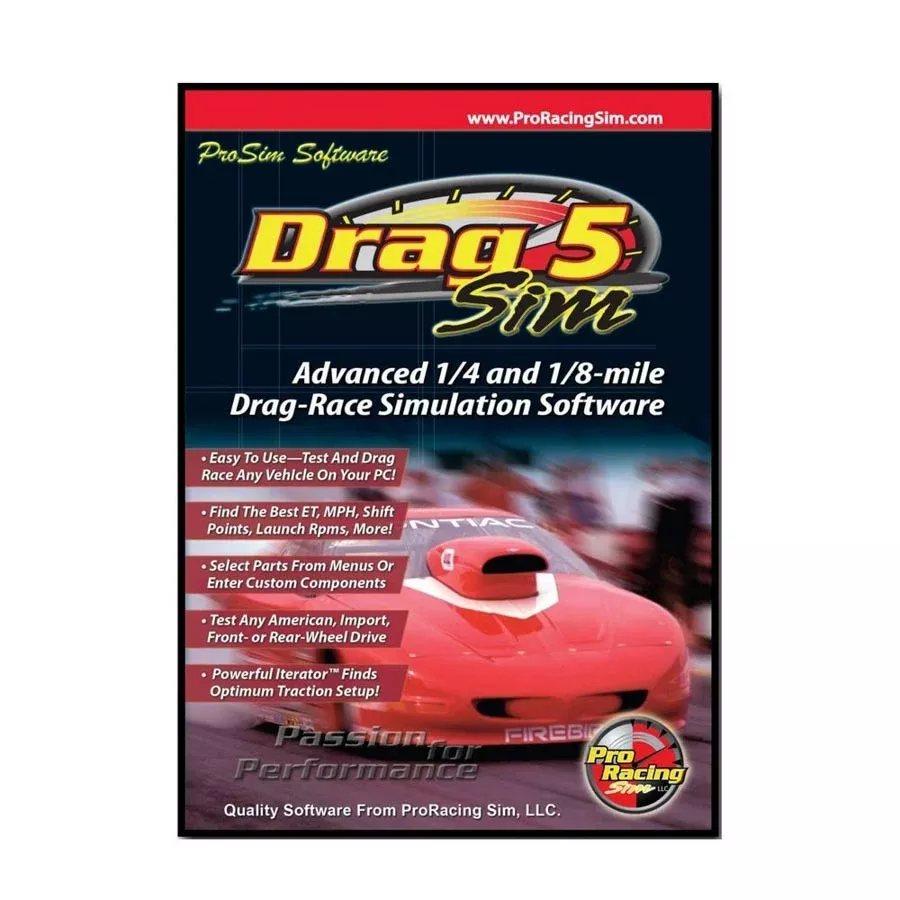 COMP Cams - Software - Drag Sim 5