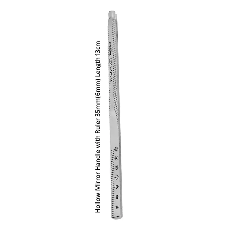 Dental Mirror Handle Stem with Ruler