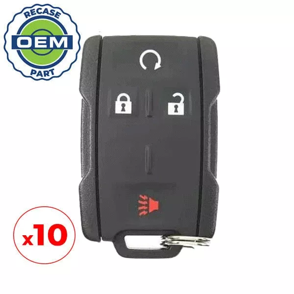 *Discontinued* 10 x 2014-2019 GM / 4-Button Keyless Entry Remote / PN: 22881480 / M3N32337100 (OEM Recase)