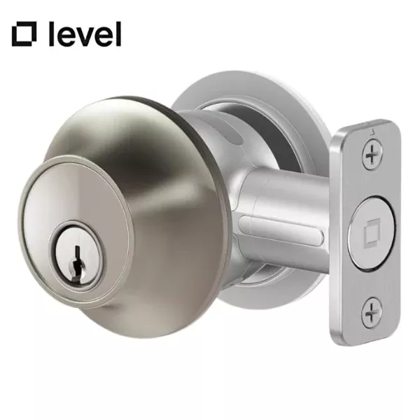 *Discontinued* Level Lock Touch Edition - C-L12U - Single Cylinder Deadbolt - Smart Level Lock and Bluetooth Capacitive - Satin Nickel Finish