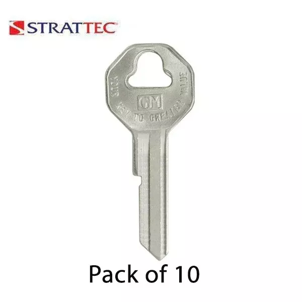 GM B10 / 32318 Mechanical Key (Strattec) (Pack Of 10)