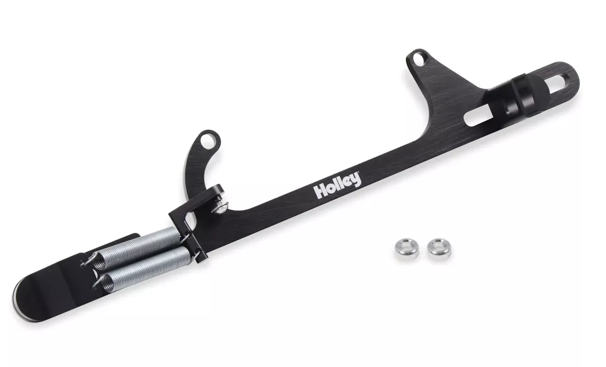 Holley - Billet Aluminum Throttle Cable Bracket for 4500 with GM cable