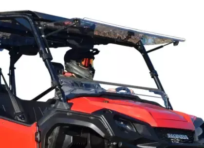 HONDA PIONEER 1000 SCRATCH-RESISTANT FLIP WINDSHIELD