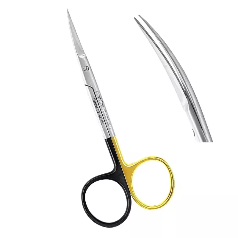 Iris Scissors TC 11.5cm,CVD Super Cut Micro Serrated
