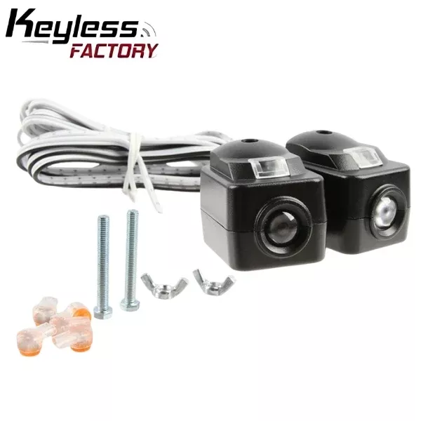 KeylessFactory - Garage Door Opener Remote - Safety Sensor Eyes - Replacement Only for Chamberlain Liftmaster Sears Craftsman (820CB, 41A5034)