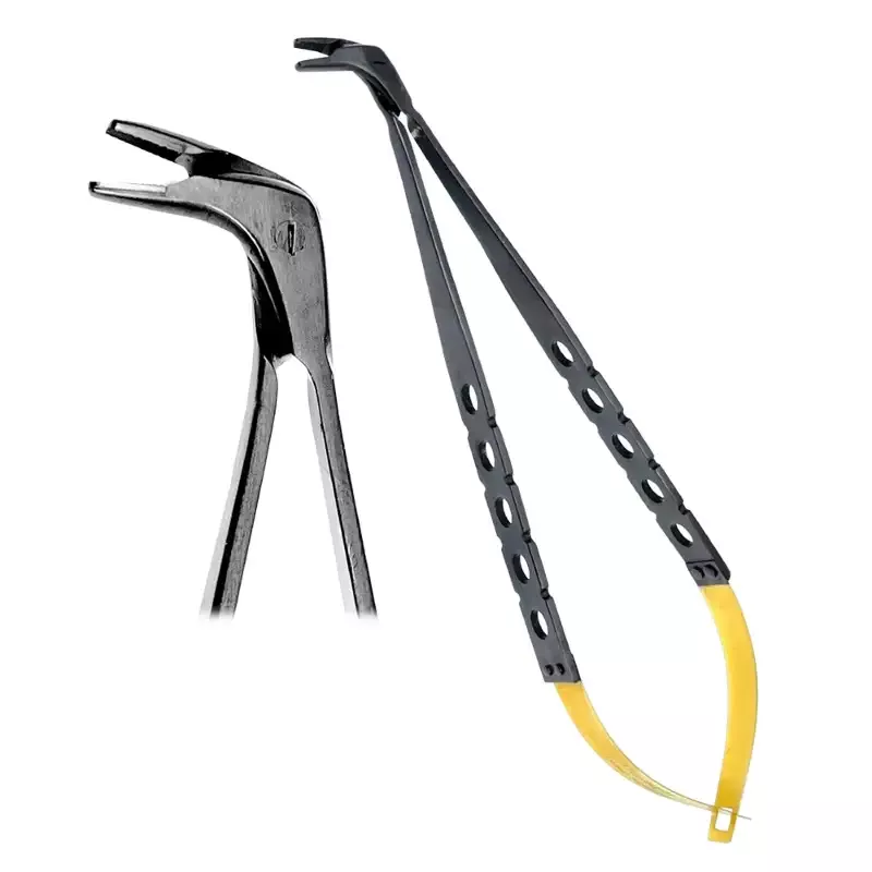 Matrix Band Holding Forceps, Sectional Matrix Inserting Forceps TC- Black-Gold