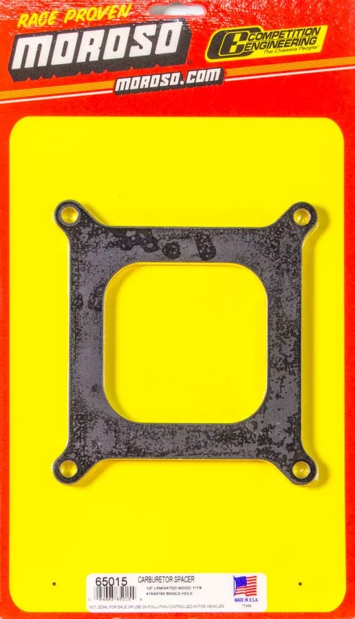 Moroso - 1/2in Wood Carb Spacer