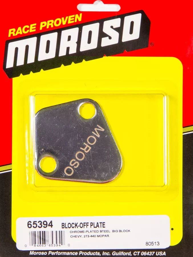 Moroso - Bb Chevy F.P. Block-Off