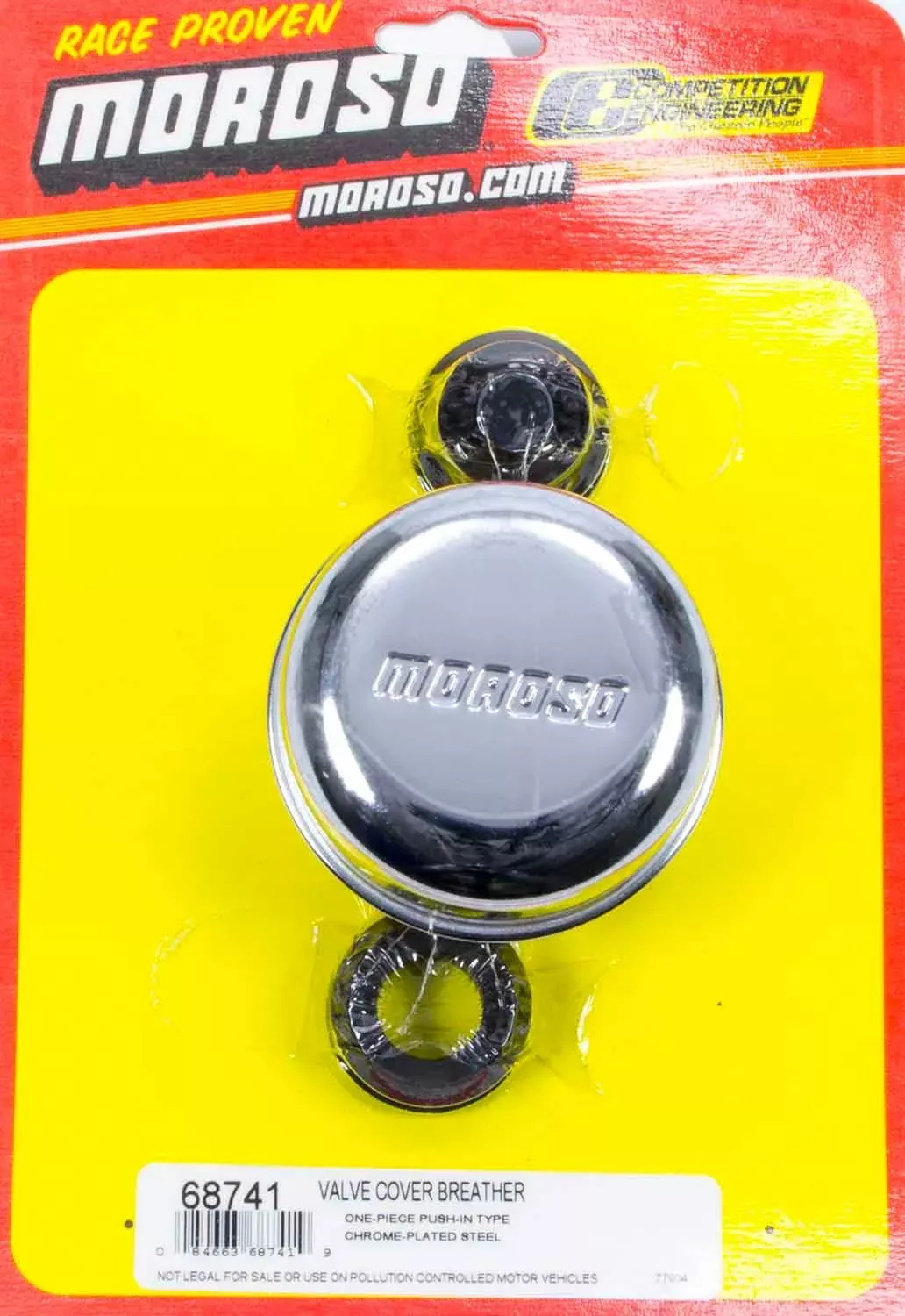 Moroso - Chrm Filter W/Pcv Gromme