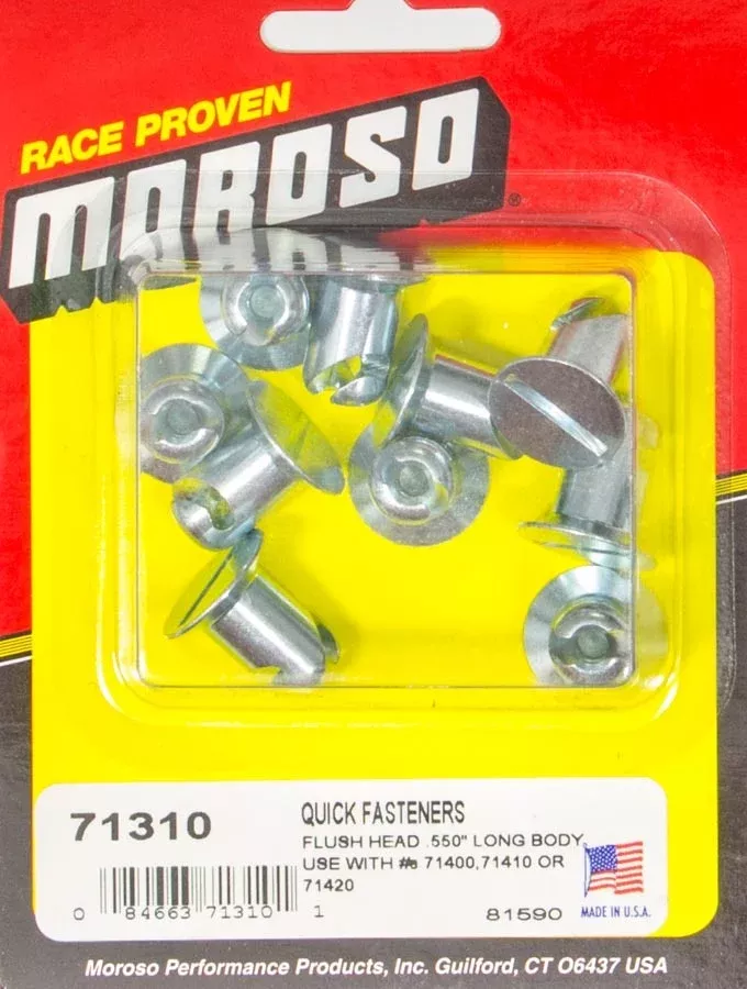 Moroso - Flush Head Quik Fastener .550in Long Body