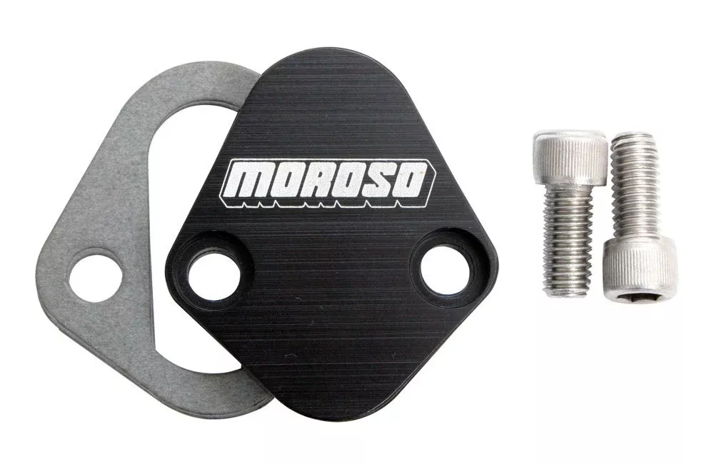 Moroso - Fuel Pump Plate - Billet BBC- Ford & Mopar