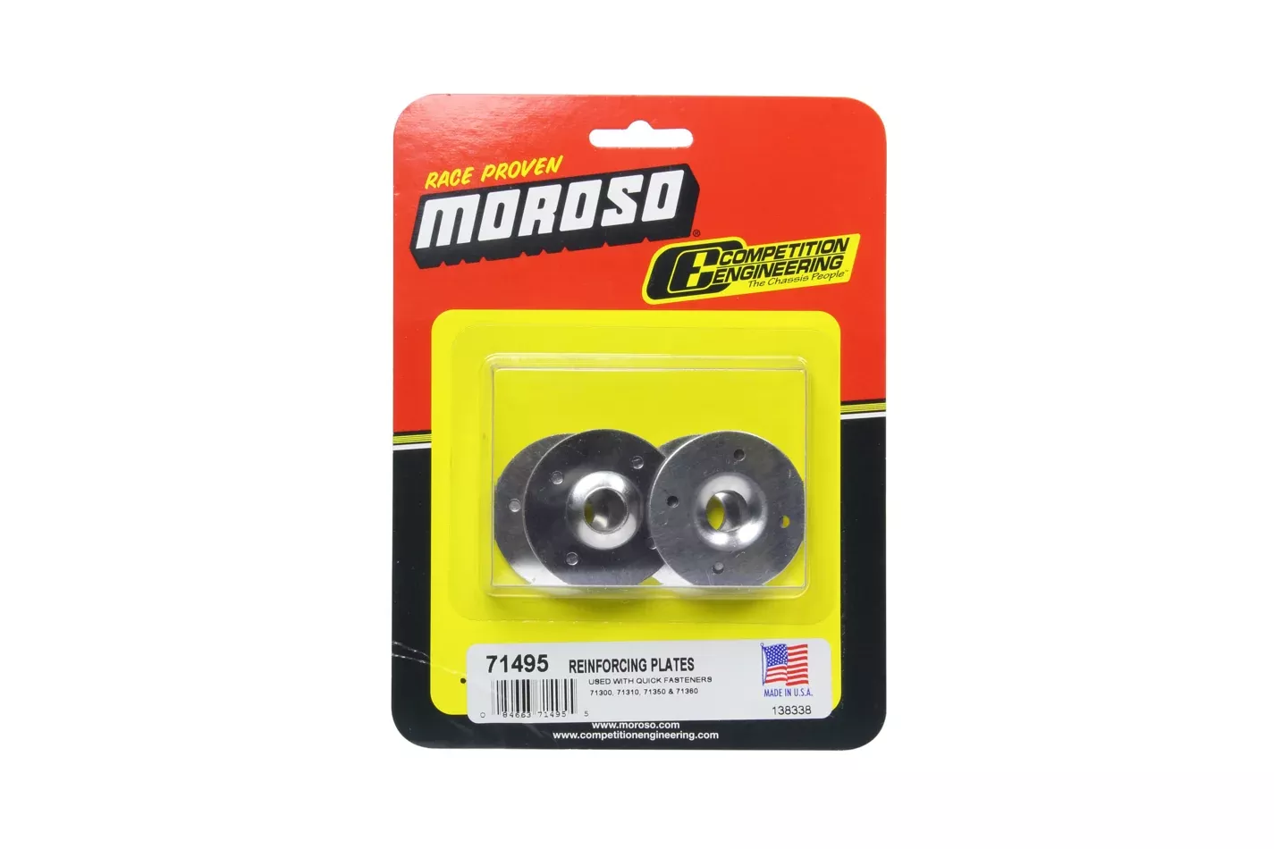 Moroso - Reinforcing Plates for Quick Turn Fastener