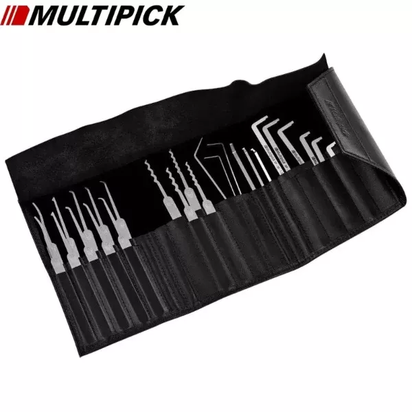 Multipick - ELITE Medium Lock Pick Set 27-pcs. 0.4 + 0.6 mm - MP3PNS19