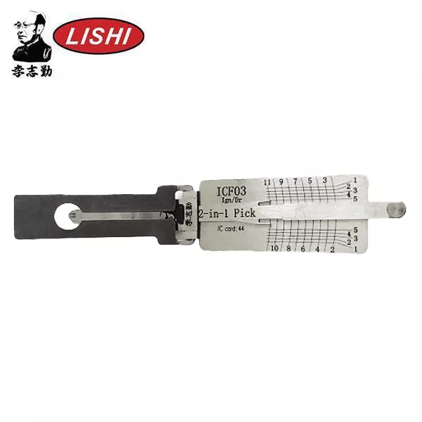 ORIGINAL LISHI - ICF03 -Keyway Ford Escape/Mazda / 11-Cut - 2-in-1 Pick & Decoder