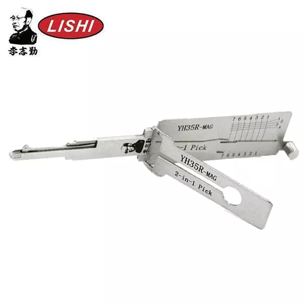 ORIGINAL LISHI - YH35R Yamaha Bike / Reader & Decoder / Extended Shank For Key With Magnetic Gate / AG