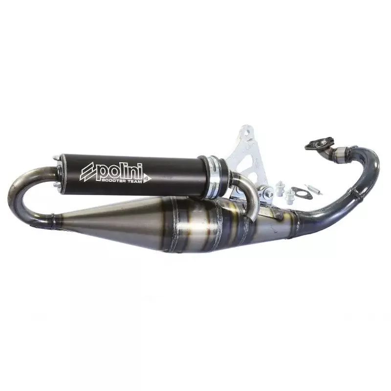 Polini Team 3 Exhaust for Horizontal Minarelli
