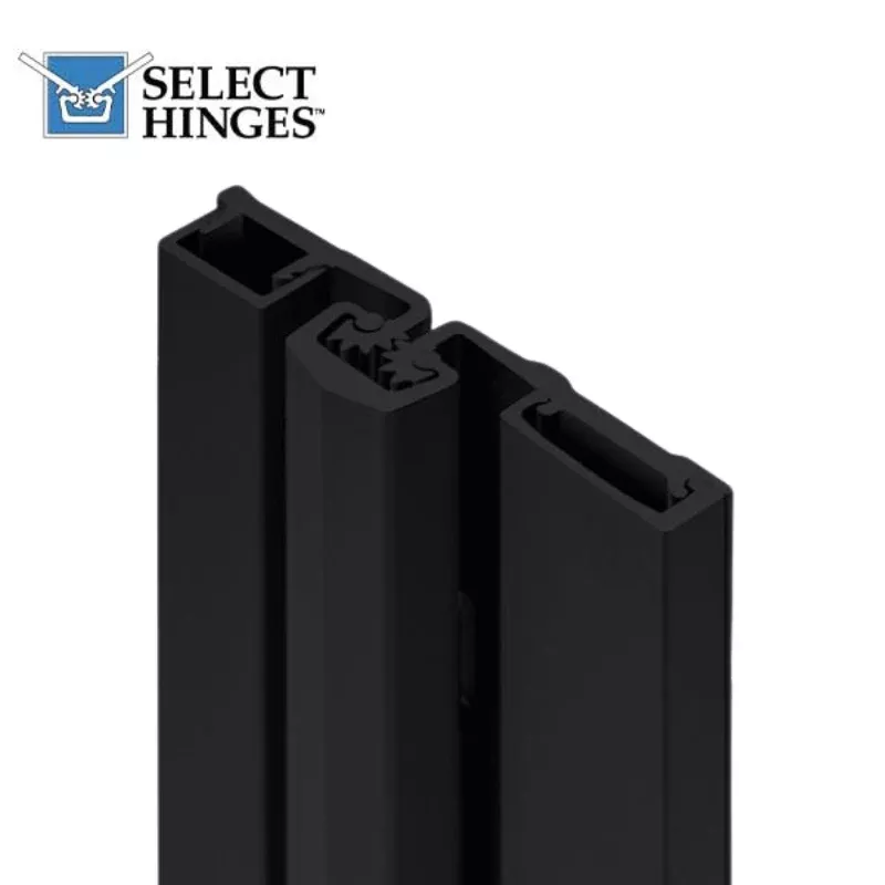 SELECT - SL57 - HD600 - 95" - Full Surface Geared Continuous Hinge - Black Finish