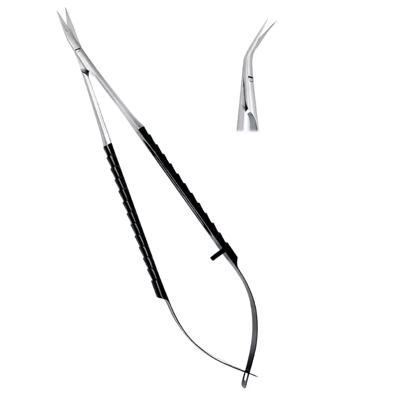 Surgical Micro Tissue Scissors 45˚ CVD TC – 17cm