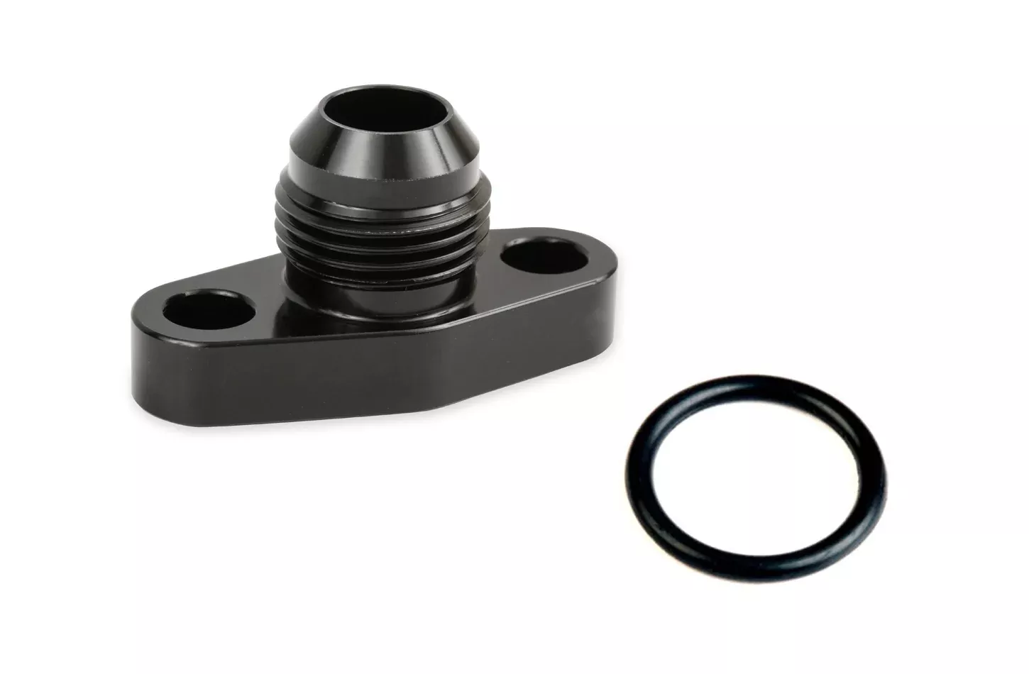 Turbo Oil Drain Back Flange10an - Black