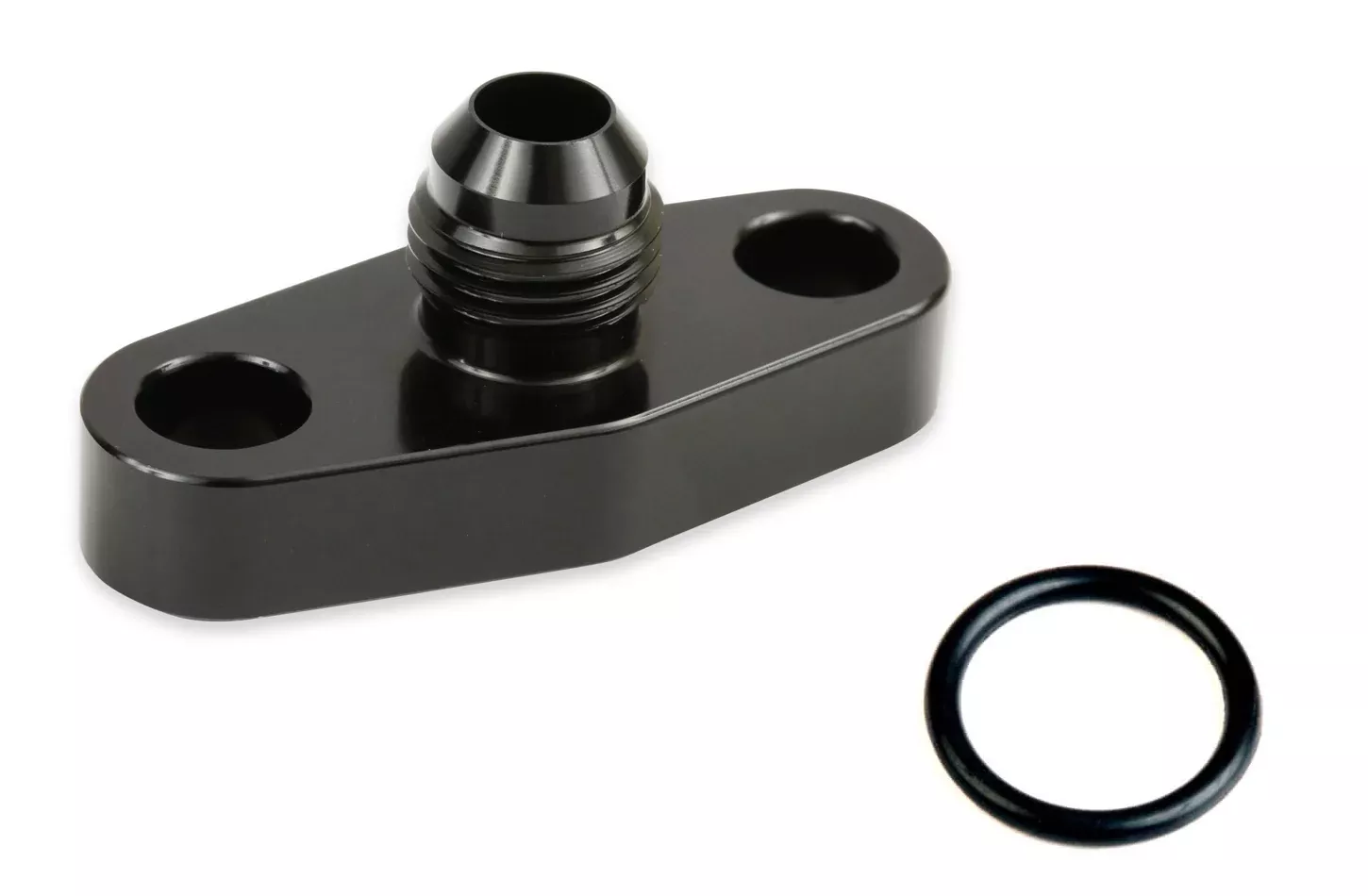 Turbo Oil Drain Back Flange6an - Black