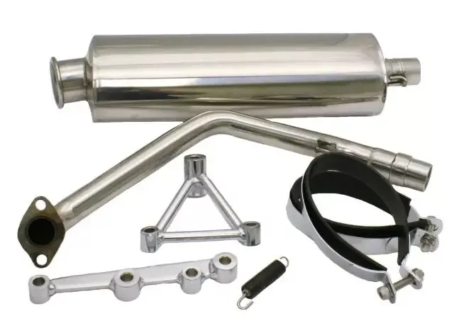YMS V8 GY6 Performance Exhaust – Oval